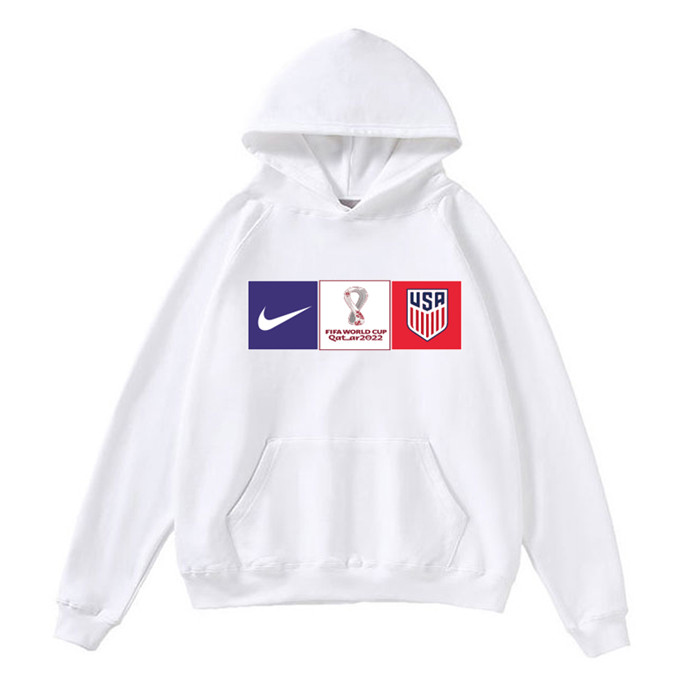 Men's American World Cup Soccer Hoodie White